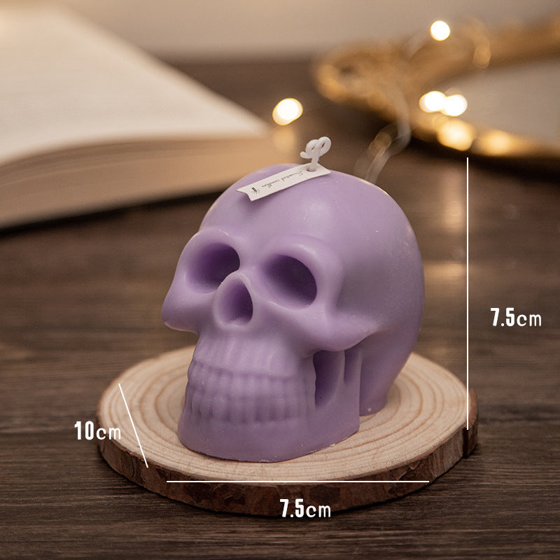 Aromea | Halloween Skull Aromatherapy Candle - Handmade, Scented, Decorative AROMEA
