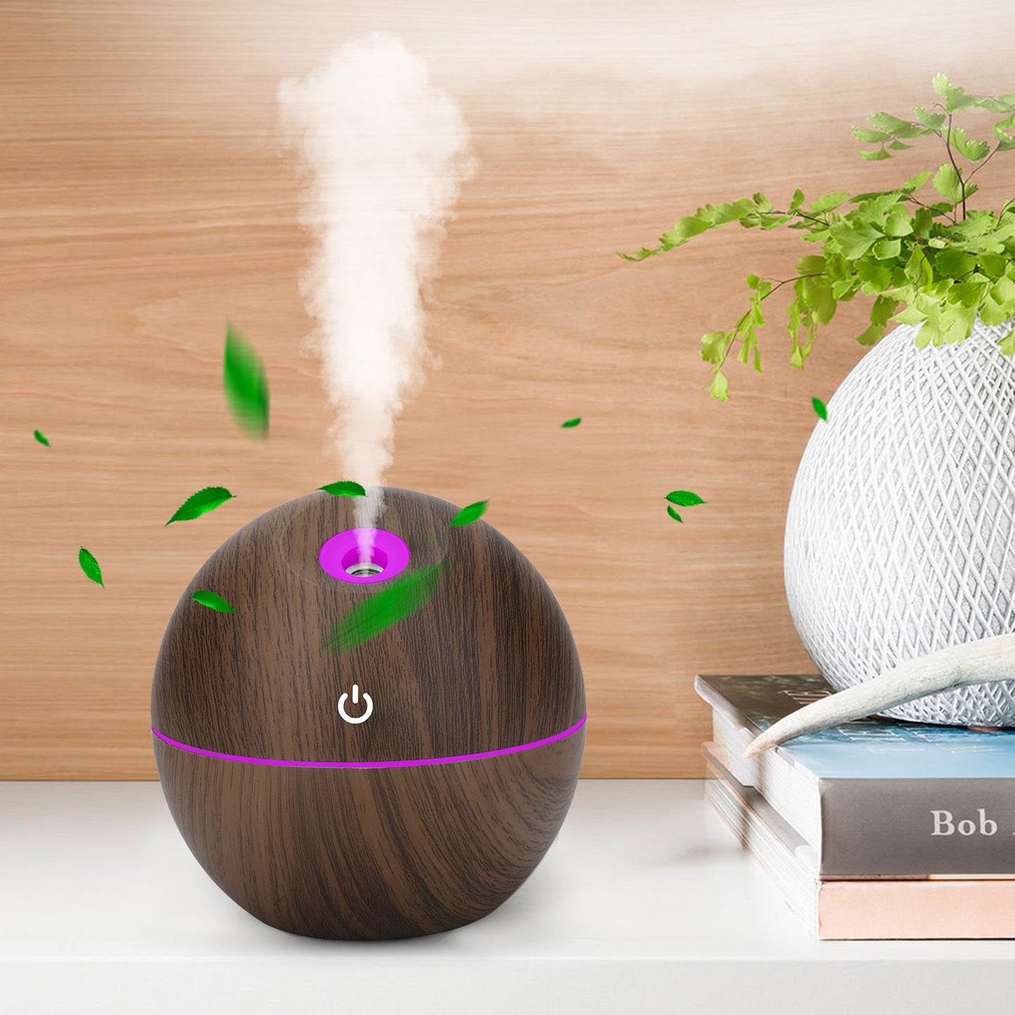 Aromea | USB Essential Oil Diffuser - Ultrasonic, 7-Color Light, Portable Aromea
