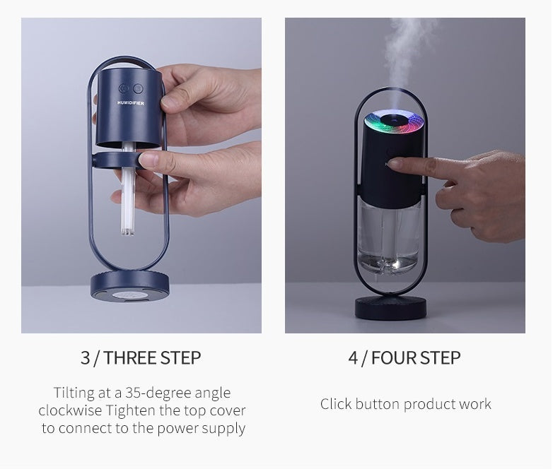Aromea | Magic Mist USB Humidifier - Ultrasonic, Night Light Aromea