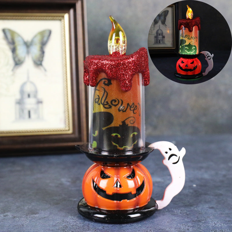 Aromea | LED Halloween Candle – Haunted House, Flashing Light, Spooky Party AROMEA