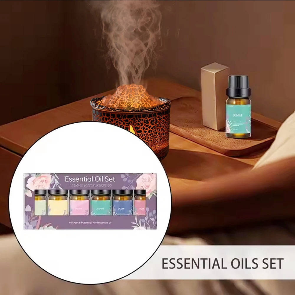 Aromea |6x10ml Essential Oils Set - Pure,Home & Office Diffuser AROMEA