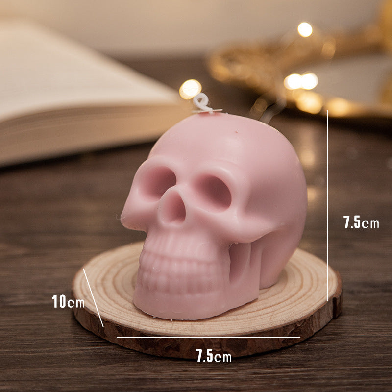 Aromea | Halloween Skull Aromatherapy Candle - Handmade, Scented, Decorative AROMEA