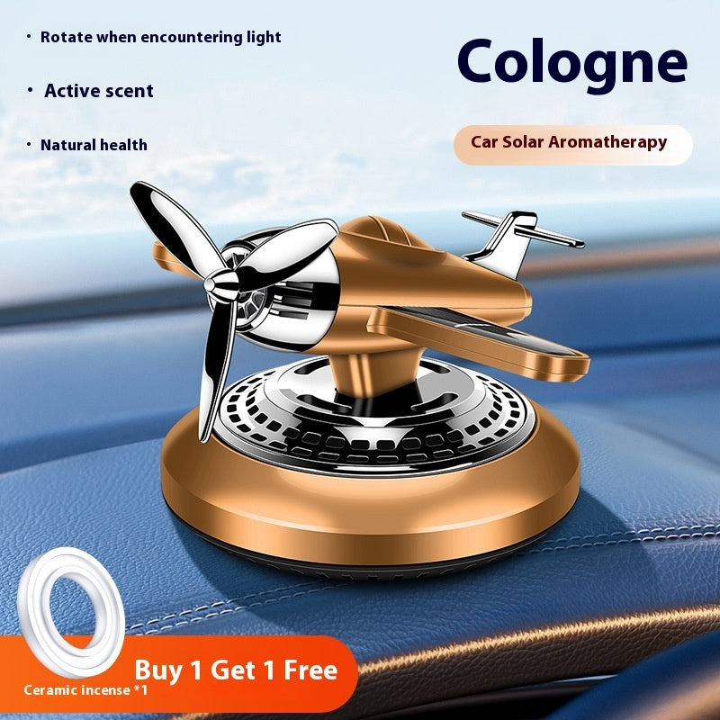 Aromea | Solar Car Perfume - Fighter Design, Easy Install, Air Freshener Aromea