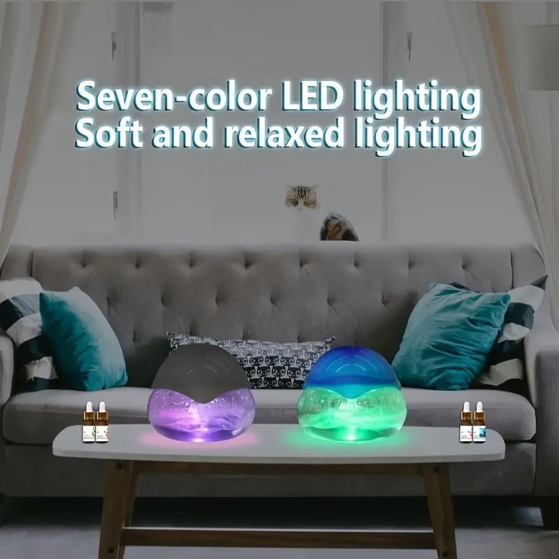Aromea | Aromatherapy Diffuser & Air Purifier - 7-Color LED, Portable Aromea
