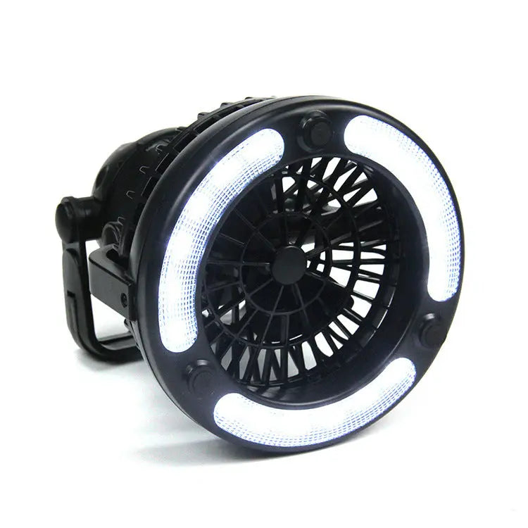 Aromea| LED Camping Fan Light - 2-in-1,Hangable,Battery Aromea