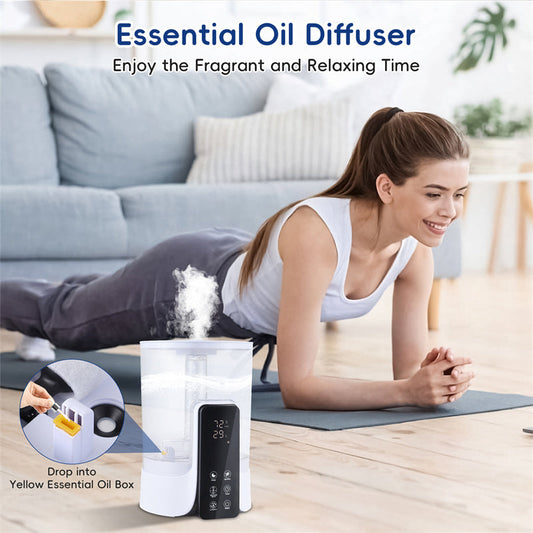 Aromea | 6L Humidifier - Warm & Cool Mist, UV Sterilization, Smart App Aromea