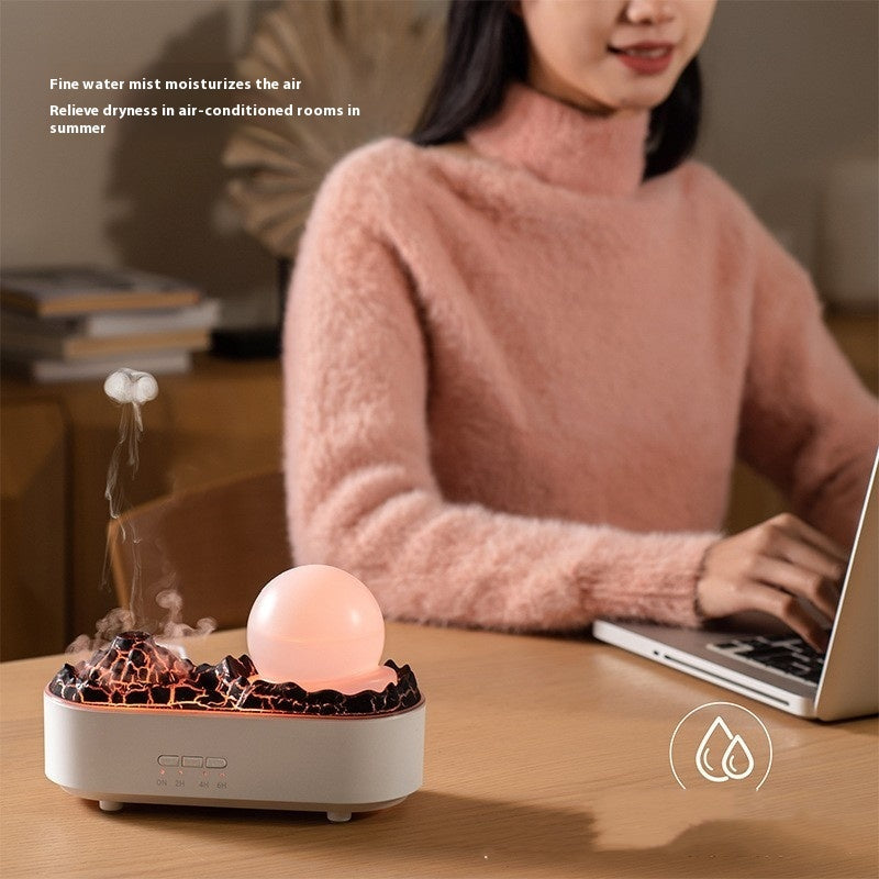 Aromea | Volcano Humidifier - Ultrasonic, Desktop, Night Light Aromea