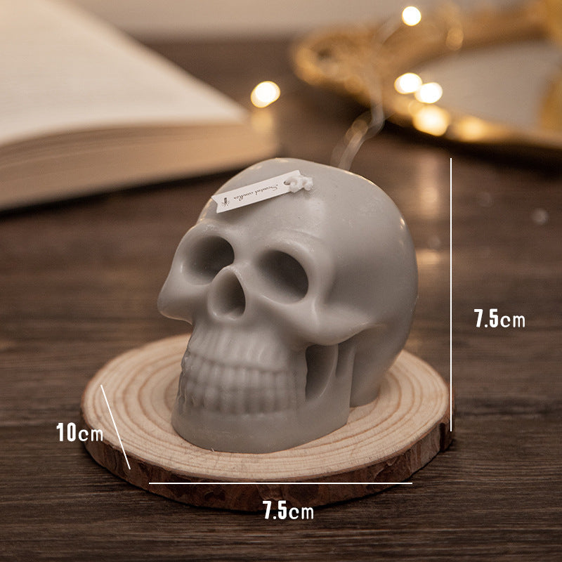 Aromea | Halloween Skull Aromatherapy Candle - Handmade, Scented, Decorative AROMEA