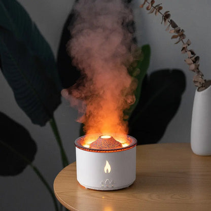 Aromea | Volcano Humidifier - 2-Color Spray, Quiet, 8H Timer Aromea