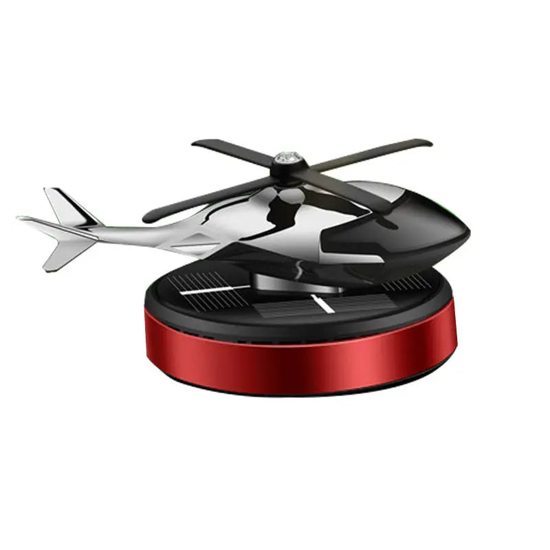 Aromea | Solar Helicopter Car Diffuser - Metal, Rotating, Refillable Aromea