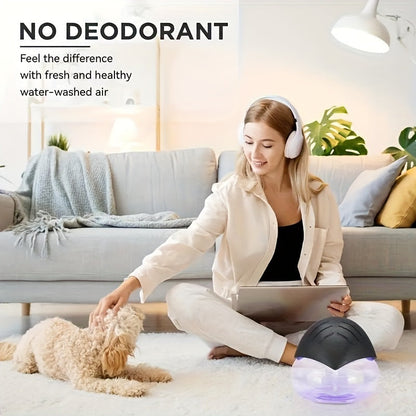 Aromea | Aromatherapy Diffuser & Air Purifier - 7-Color LED, Portable Aromea