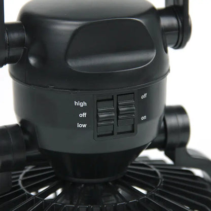 Aromea| LED Camping Fan Light - 2-in-1,Hangable,Battery Aromea