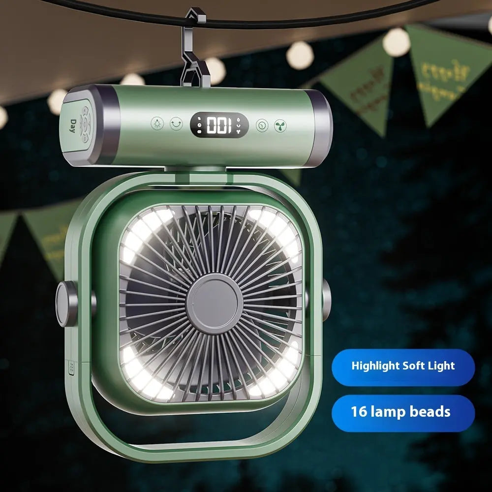 Aromea| Camping Fan - Portable, Rechargeable,Hanging Aromea