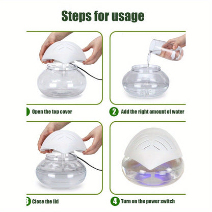 Aromea | Aromatherapy Diffuser & Air Purifier - 7-Color LED, Portable Aromea