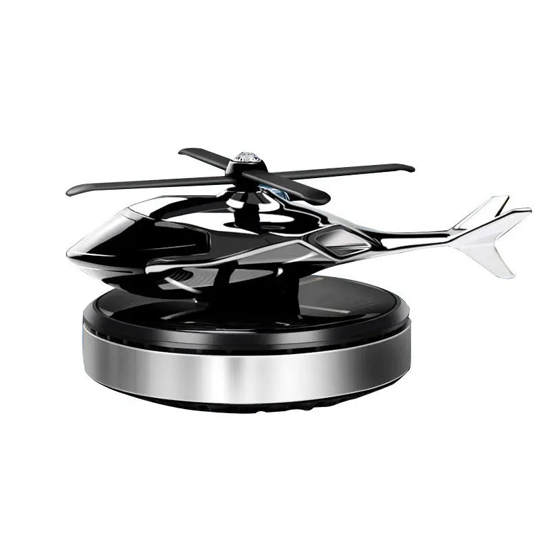 Aromea | Solar Helicopter Car Diffuser - Metal, Rotating, Refillable Aromea