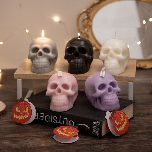 Aromea | Halloween Skull Aromatherapy Candle - Handmade, Scented, Decorative AROMEA