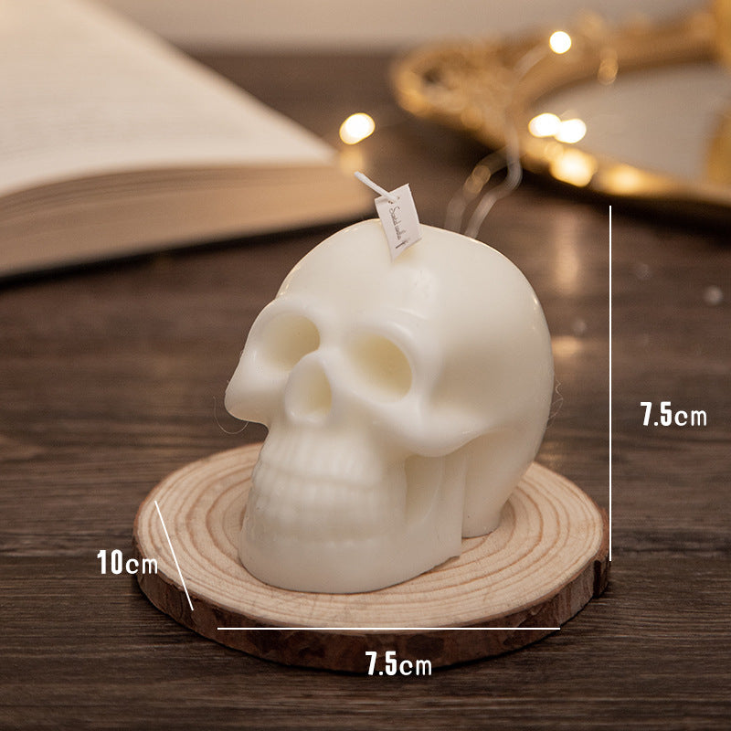 Aromea | Halloween Skull Aromatherapy Candle - Handmade, Scented, Decorative AROMEA