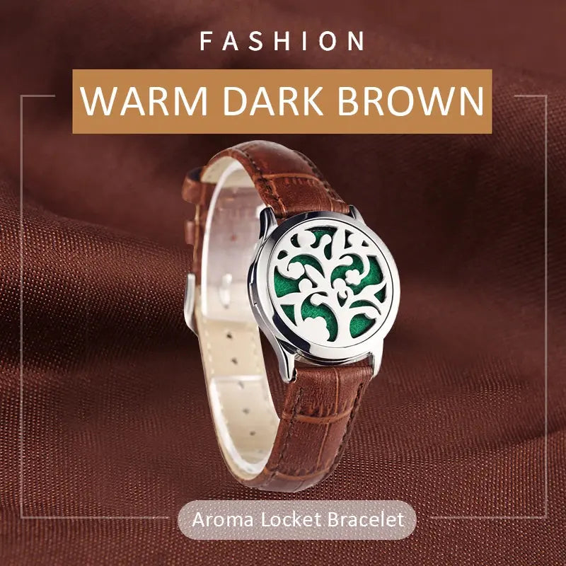 Aroma Locket Bracelet  Essential Oils Aromatherapy Locket Bracelet Fragrant garden