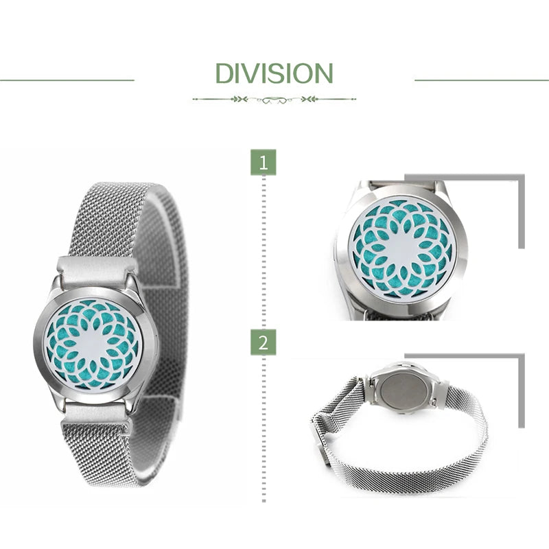 Fashion/Business Watch Strap Aromatherapy Diffuser Bracelets Fragrant garden