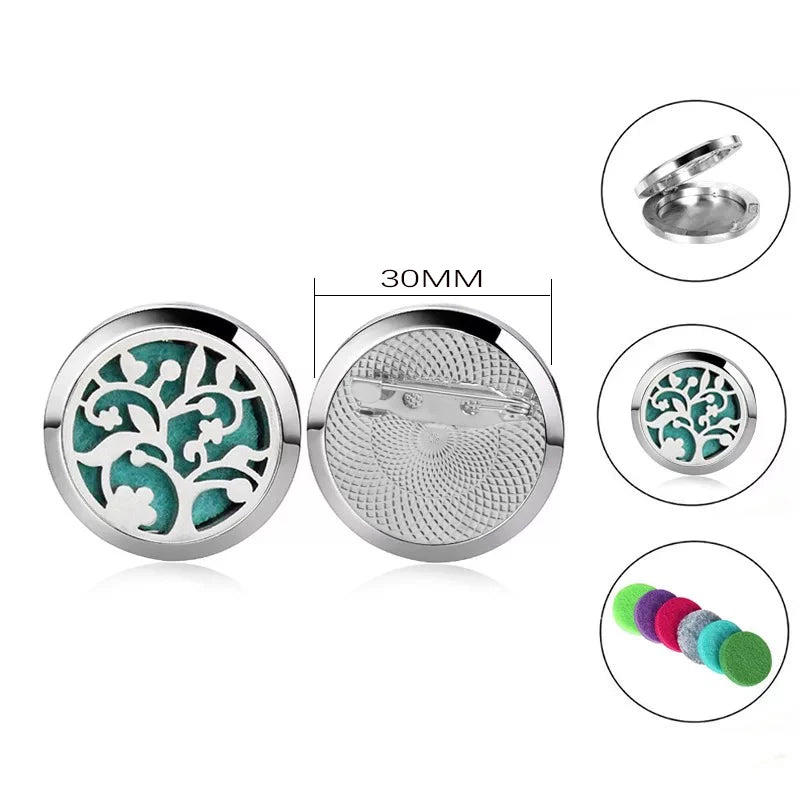 Exquisite Brooches Aroma Diffuser Fragrant garden