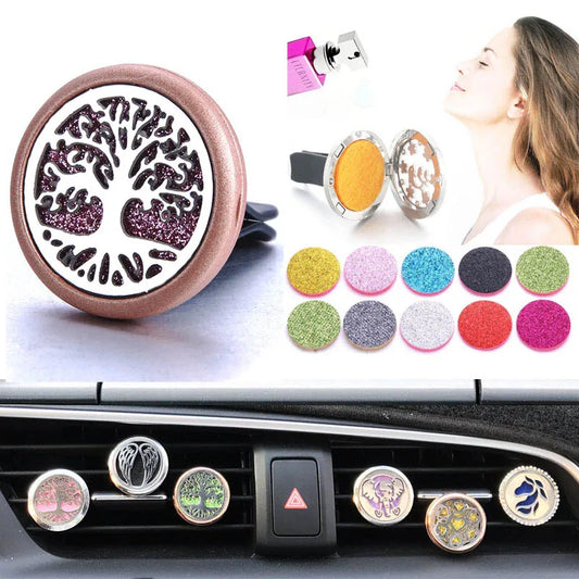 Aromatherapy Car Perfume Diffuser Aroma Car Clip Fragrant garden