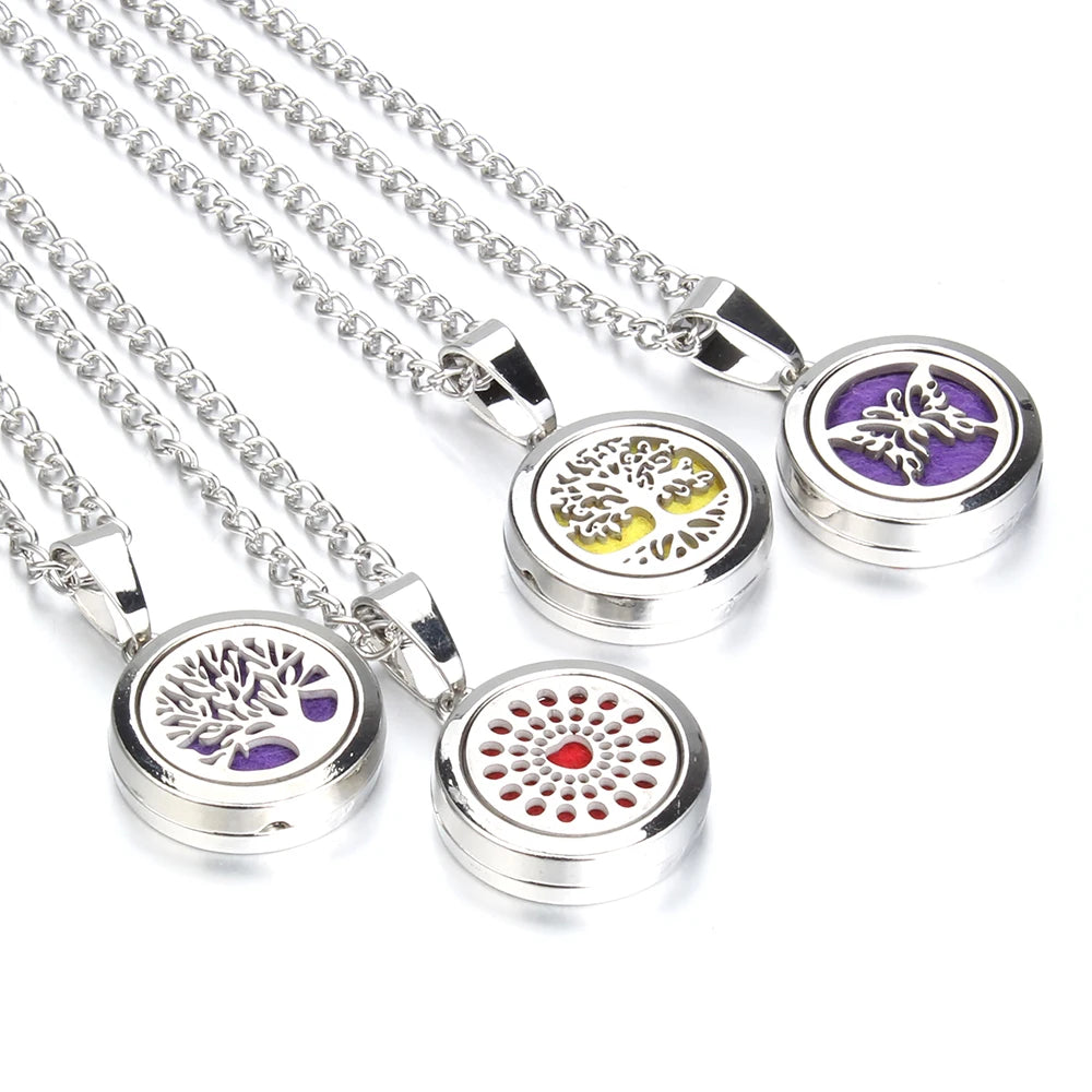 Aromatherapy Necklace Small Essential Oil Diffuser/Clothing Accessories Fragrant garden