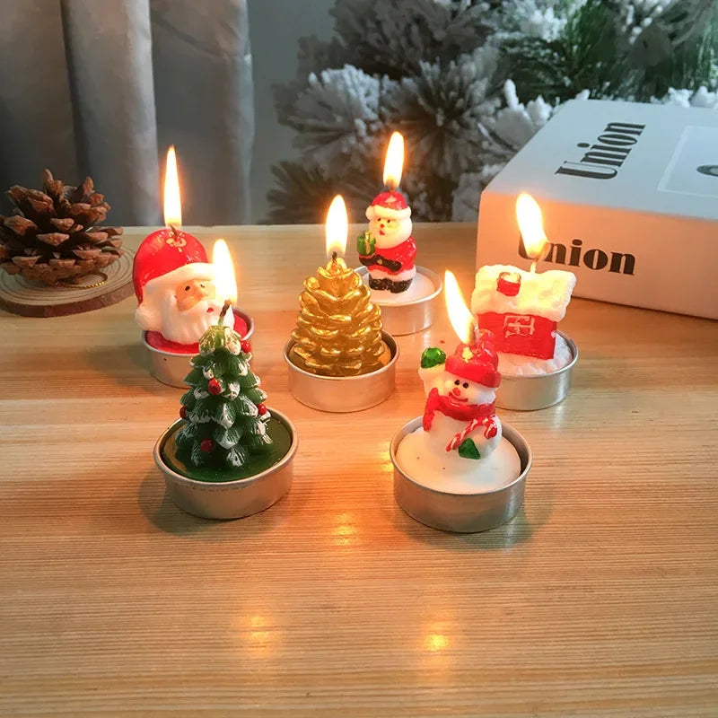 3PCS Small Christmas Candle Aromatherapy Gift Set Fragrant garden