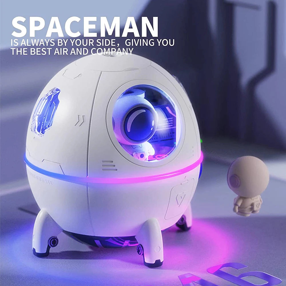 220ML Space Capsule Air Humidifier/ Aromatherapy Diffuser with Led Light Fragrant garden