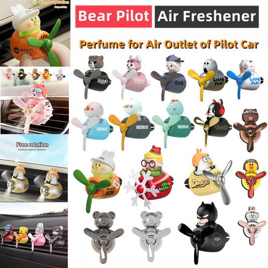 Cartoon Car Air Freshener Auto Interior Accessories   Fragrance Perfume Diffuser Fragrant garden