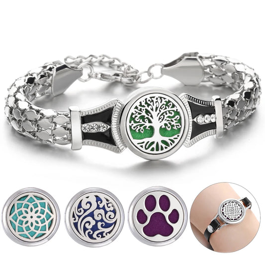 Exquisite Aroma Perfume Bracelet  Essential Oil Diffuser Bracelet Wristband Fragrant garden