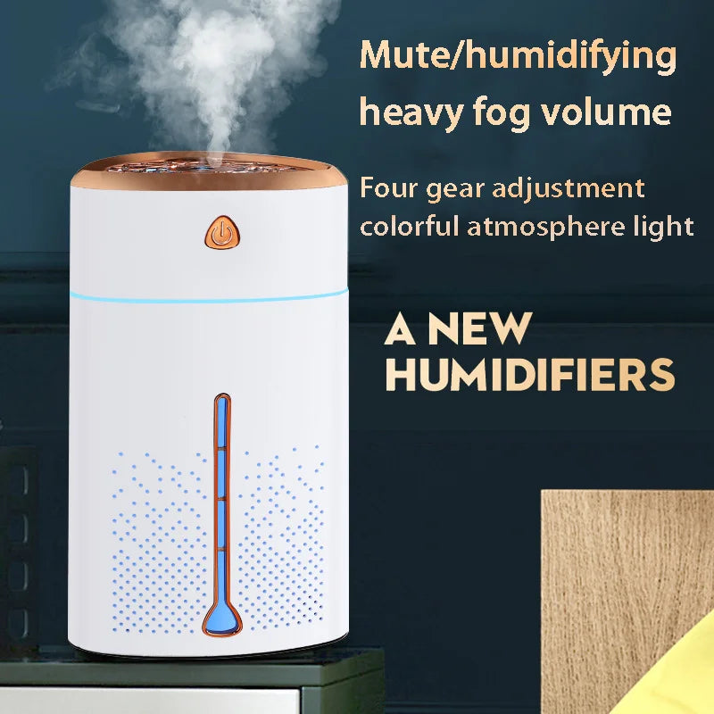 1000ML Air Humidifier Essential Oil Aroma Diffuser With Coloful LED Light Fragrant garden