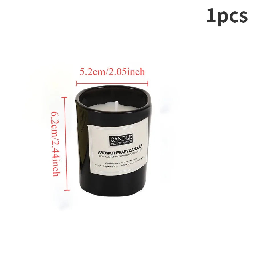 50g  Glass cup aromatherapy candle Fragrant garden