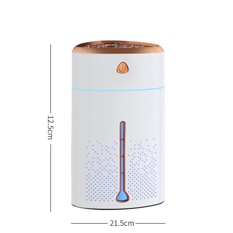 1000ML Air Humidifier Essential Oil Aroma Diffuser With Coloful LED Light Fragrant garden