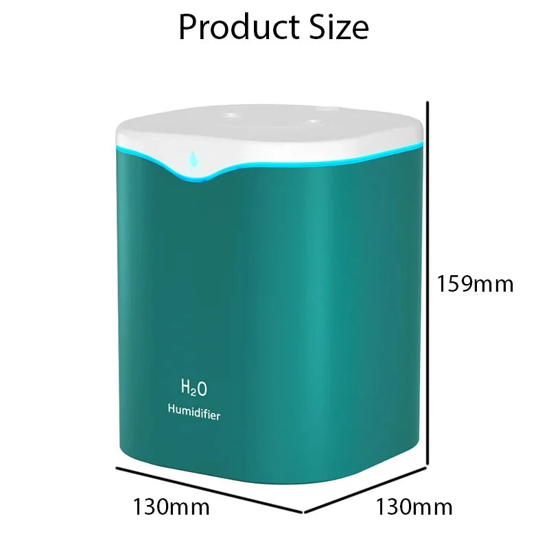 2L Large Capacity Dual Spray Humidifier /Aromatherapy diffuser Fragrant garden