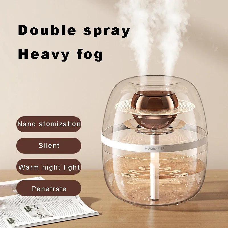 3L Humidifier Dual-Jet USB Aromatherapy Diffuser Large-Capacity Fragrant garden