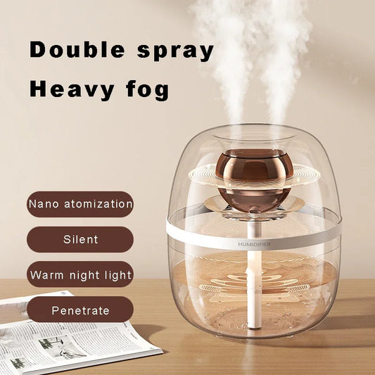 3L Humidifier Dual-Jet USB Aromatherapy Diffuser Large-Capacity Fragrant garden