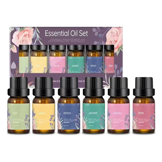 Aromea |6x10ml Essential Oils Set - Pure,Home & Office Diffuser AROMEA