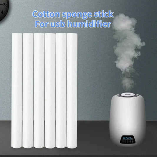 10 PCS 6/7/8mm  Filter Cotton Swab Core  Humidifier Aroma Diffuser Replacement Cotton Sponge Stick Fragrant garden