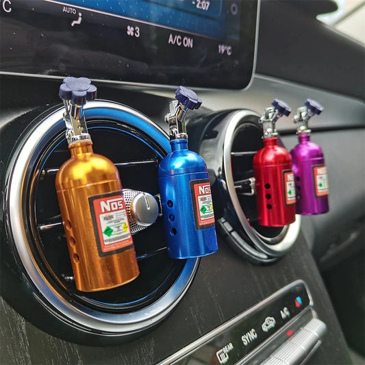 Mini Nitrogen Bottle Model Aromatherapy Diffuser, Car Air Freshener Automotive Interior Fragrant garden