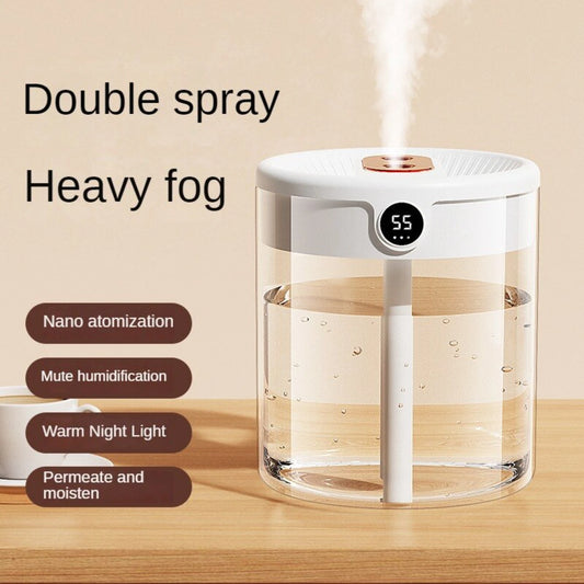 2L  Dual nozzle mist humidifier & Aromatherapy diffuser Fragrant garden