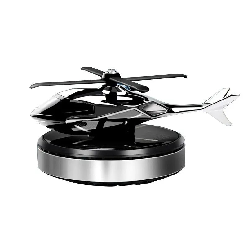 Aromea | Solar Helicopter Car Diffuser - Metal, Rotating, Refillable Aromea
