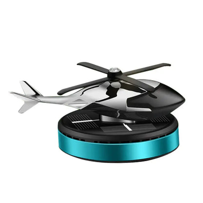 Aromea | Solar Helicopter Car Diffuser - Metal, Rotating, Refillable Aromea