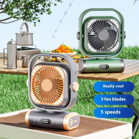 Aromea| Camping Fan - Portable, Rechargeable,Hanging Aromea
