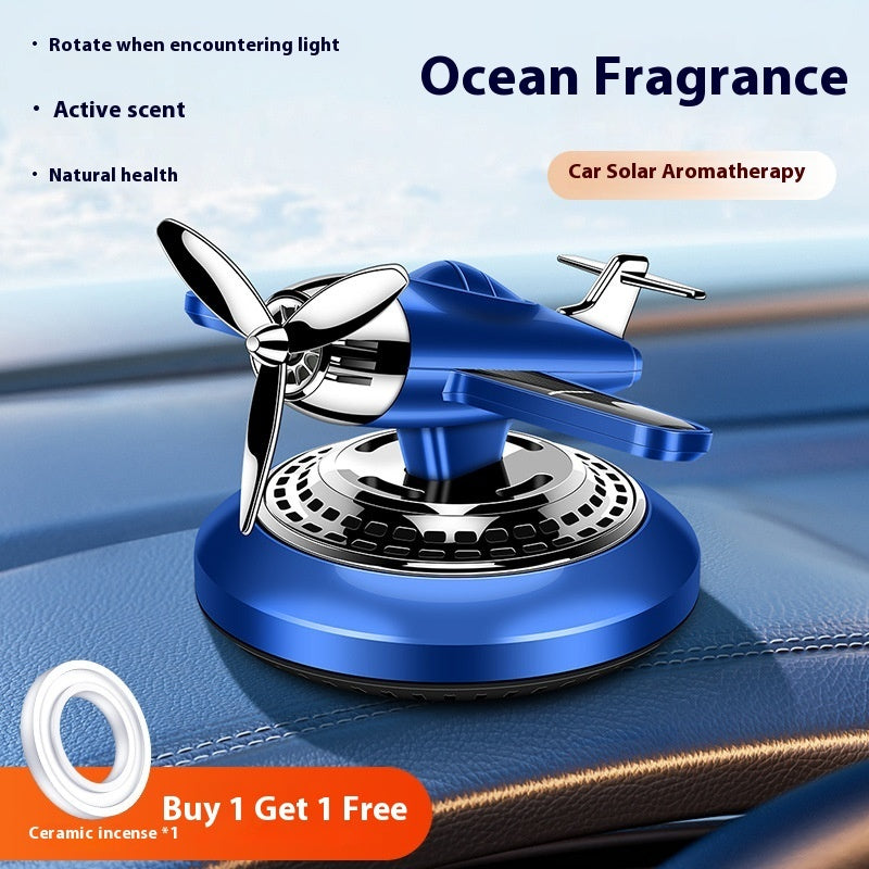 Aromea | Solar Car Perfume - Fighter Design, Easy Install, Air Freshener Aromea
