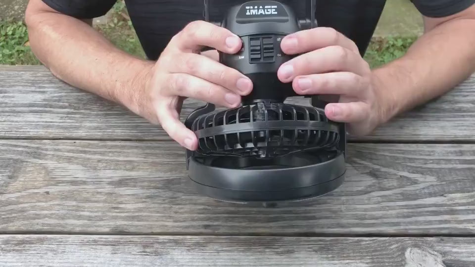 Multifunctional 18LED Camping Fan Light